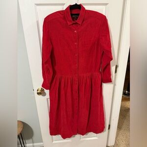 Beautiful vintage red corduroy Eddie Bauer dress 🎁♥️